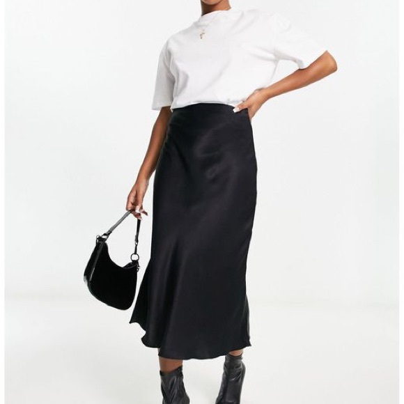 & Other Stories Dresses & Skirts - & Other Stories Black Slip Skirt